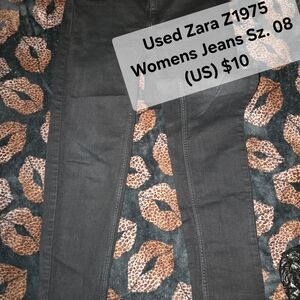 Zara Black Skinny Jeans Sleek and Modern